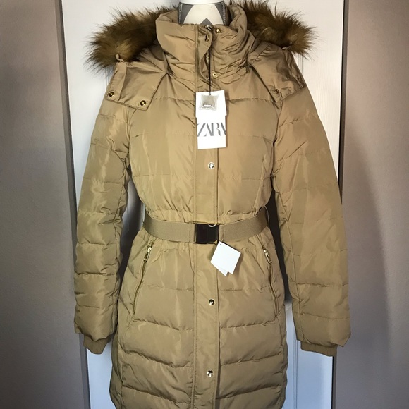 ZARA women’s winter jacket down puff coat NWT - Picture 4 of 9